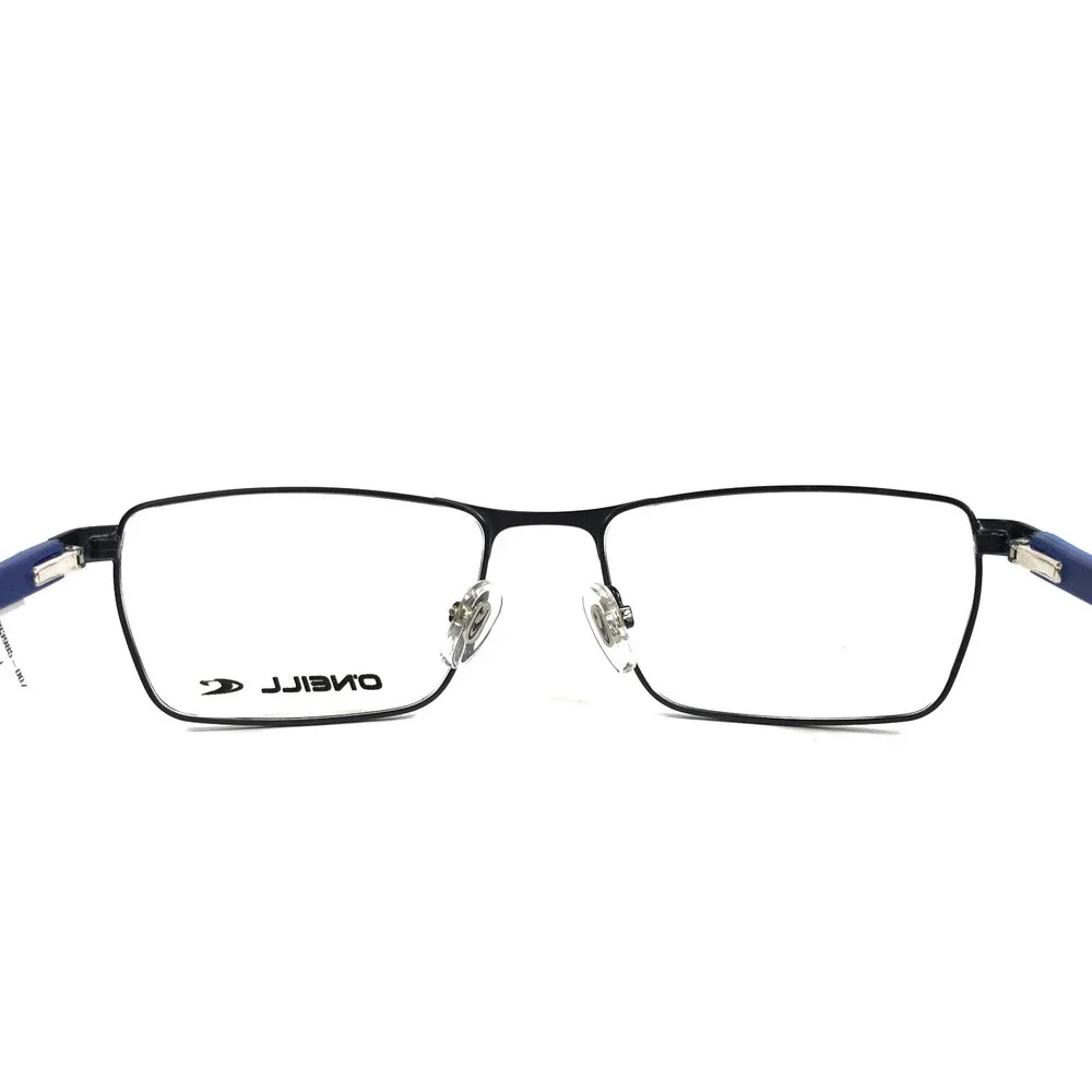 O'Neill Eyeglasses Frames ONO-GAVIN 010 Black Blue Rectangle Wire Rim 52-17-135